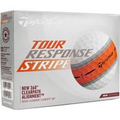 Taylor Made Tour Response Stripe Orange Golf Balls