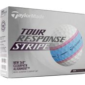 Taylor Made Tour Response Stripe Blue/Pink Golf Balls