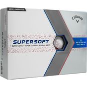 Callaway Golf Supersoft Splatter 360 Red Golf Balls