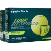 Taylor Made Tour Response Yellow Golf Balls - Double Dozen