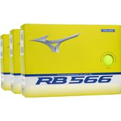 Mizuno RB 566 Yellow Golf Balls - Buy 2 DZ Get 1 DZ Free