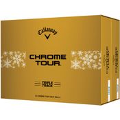 Callaway Golf Chrome Tour Triple Track Holiday Double Dozen Golf Balls