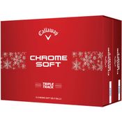 Callaway Golf Chrome Soft Triple Track Holiday Double Dozen Golf Balls