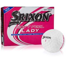 Srixon White Soft Feel Lady 7 Monogram Golf Balls