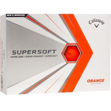 Callaway Golf 2021 Supersoft Orange AlignXL Golf Balls