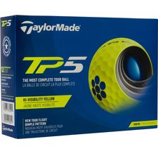 Taylor Made TP5 Yellow AlignXL Golf Balls