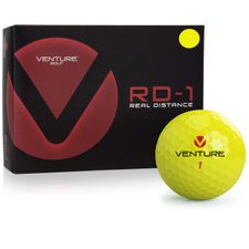 Venture Golf RD-1 Yellow Monogram Golf Balls