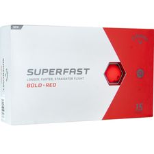 Callaway Golf Superfast Bold Red AlignXL Golf Balls - 15 Ball Pack