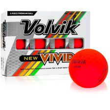 2022 Vivid Matte Red Personalized Golf Balls