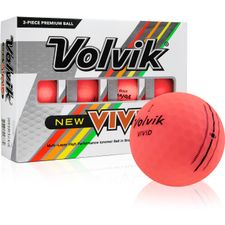 2022 Vivid Matte Pink Monogram Golf Balls