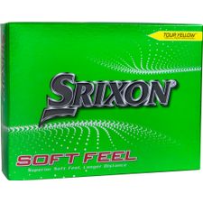 Srixon Soft Feel 13 Yellow Monogram Golf Balls