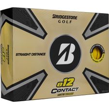 Bridgestone e12 Contact Yellow Monogram Golf Balls