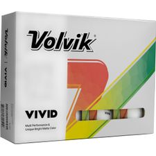 Volvik Vivid Matte White ID-Align Golf Balls