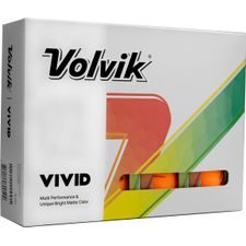 Volvik Vivid Matte Orange Personalized Golf Balls