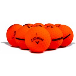 Callaway Golf 2021 Supersoft Orange Logo Overrun Golf Balls