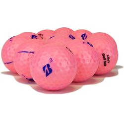 Bridgestone Lady Precept Pink Logo Overrun Golf Ball