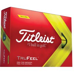 Titleist TruFeel Yellow Personalized Golf Balls