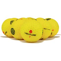 Venture Golf RD-1 Yellow Logo Overrun Golf Balls