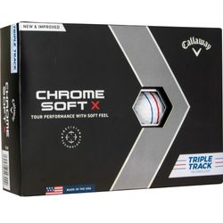 Callaway Golf Chrome Soft X Triple Track Personalized Golf Balls