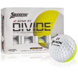 Srixon Z-Star XV Divide White/Yellow Golf Balls