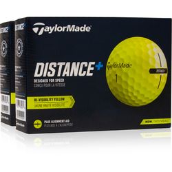 Taylor Made Distance+ Yellow Double Dozen Golf Balls