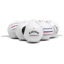 Callaway 2022 Chrome Soft Logo Overrun Golf Balls - Triple Track White