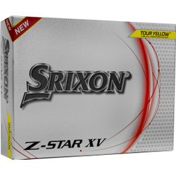 Srixon Z-Star XV 8 Yellow Personalized Golf Balls