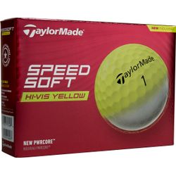 TaylorMade SpeedSoft Yellow Golf Balls