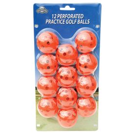 Orange 12 pc. Perforated Practice Balls