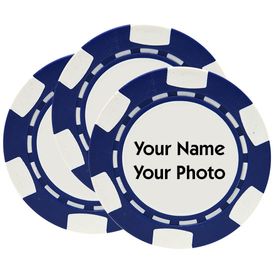 Personalized Poker Chips - 3 Pack