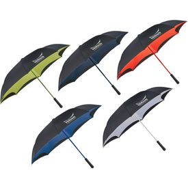 48" Colorized Manual Inside-Out Umbrella