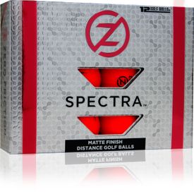 Spectra Matte Neon Red Golf Balls