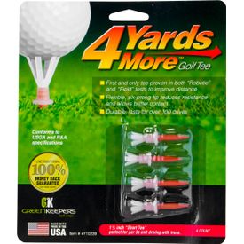 1 3/4 Inch Red Golf Tees - 4 CT