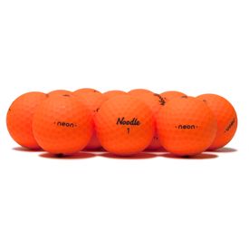 Noodle Neon Matte Orange Golf Balls
