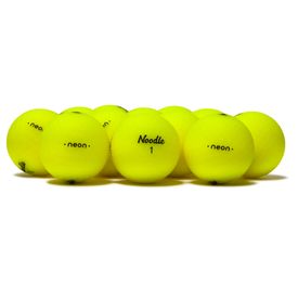Noodle Neon Matte Yellow Golf Balls