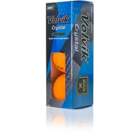 Crystal Neon Sherbet Orange Golf Balls