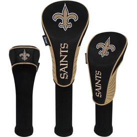 NFL Headcover 3-Pack Set - New Orleans Saints