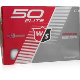 White Fifty Elite Golf Balls