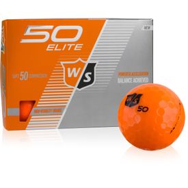 Fifty Elite Neon Orange Golf Balls