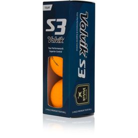 S3 Neon Orange Golf Balls