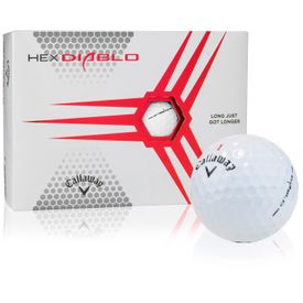 White HEX Diablo Photo Golf Balls