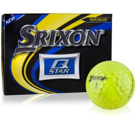 Yellow Q-Star Photo Golf Balls