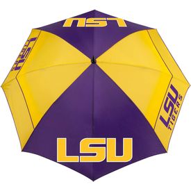 Collegiate 62 Inch Windsheer Lite Umbrella - LSU T