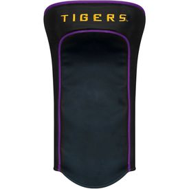 Collegiate Black Driver Headcover - LSU Tigers