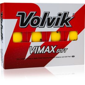 VIMAX Soft Matte Yellow Golf Balls