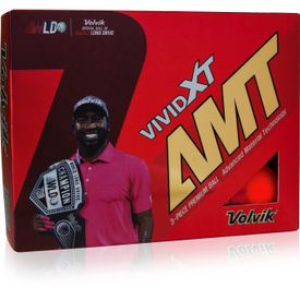 Vivid XT AMT Logo Matte Red Golf Balls