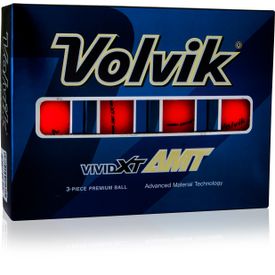 Vivid XT AMT Matte Red Golf Balls