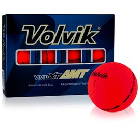 Vivid XT AMT Matte Red Golf Balls
