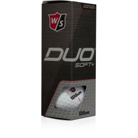 White Duo Soft+ Play Yellow Golf Balls