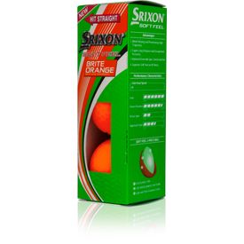 Soft Feel 2 Brite Neon Orange Golf Balls